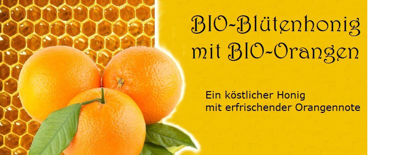 Bio-Blütenhonig 250 Gramm "Orange"
